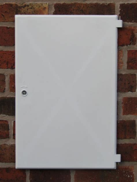 electrical meter box door|outside electric meter cupboard door.